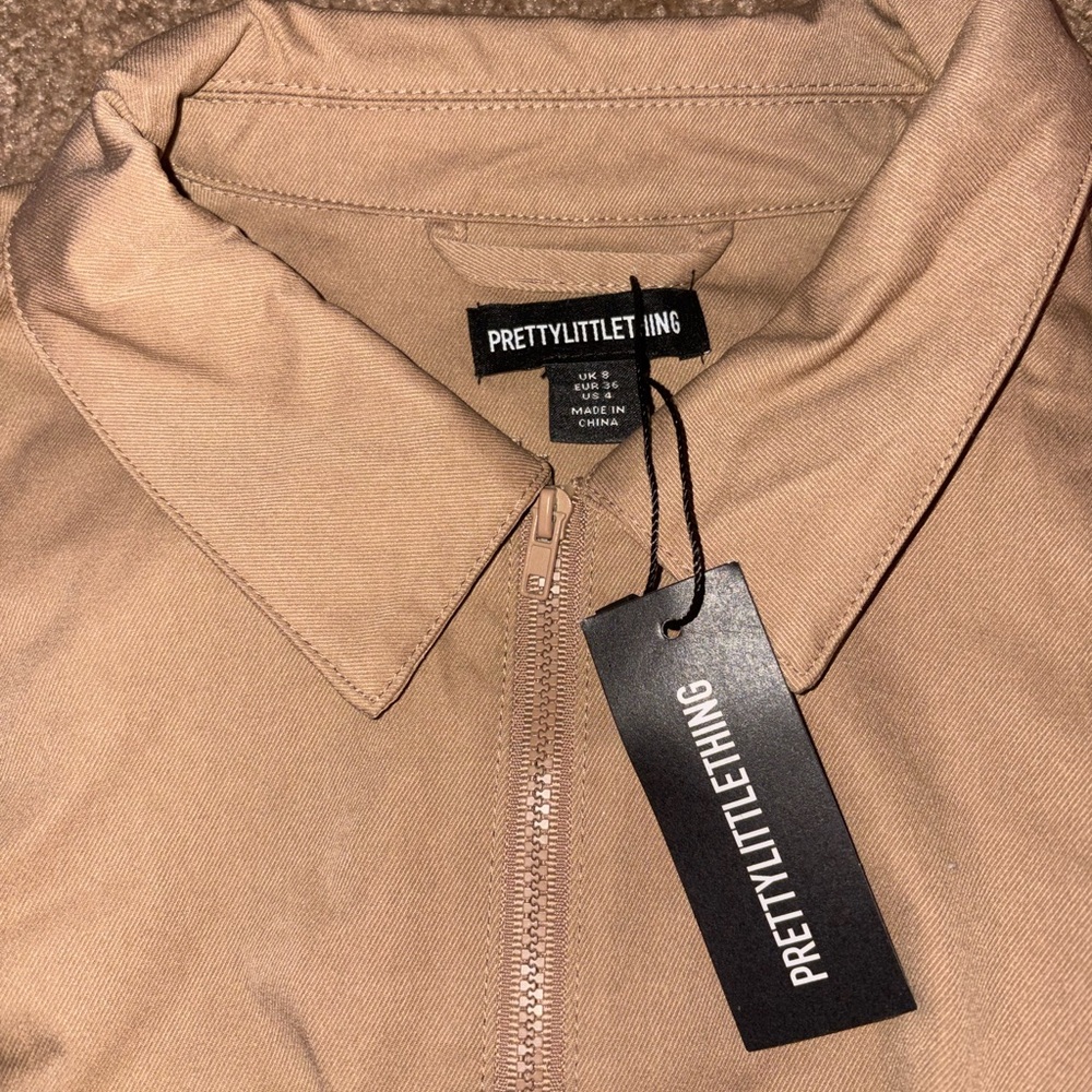 Brand new PrettyLittleThing Tan Blazer Jacket